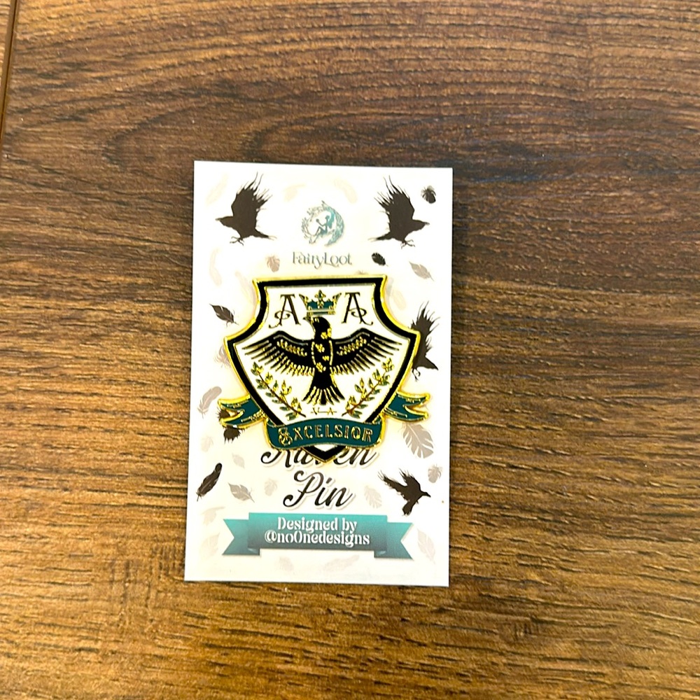 Raven Pin by FairyLoot